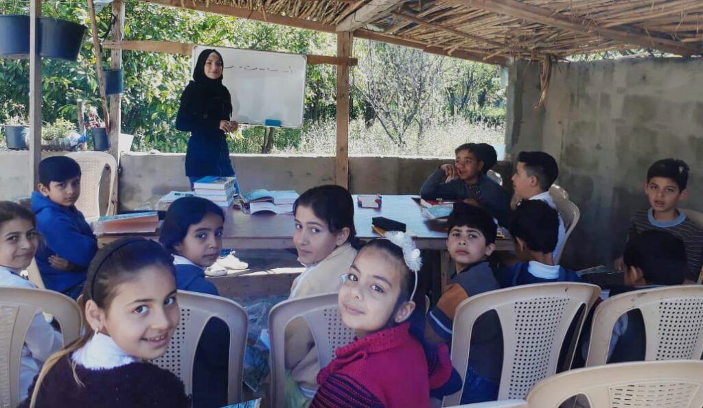 Literacy skills for refugees and underprivileged communities